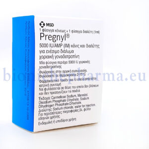 PREGNYL (HUMAN CHORIONIC GONADOTROPIN) (5000 IU X 1 VIAL)