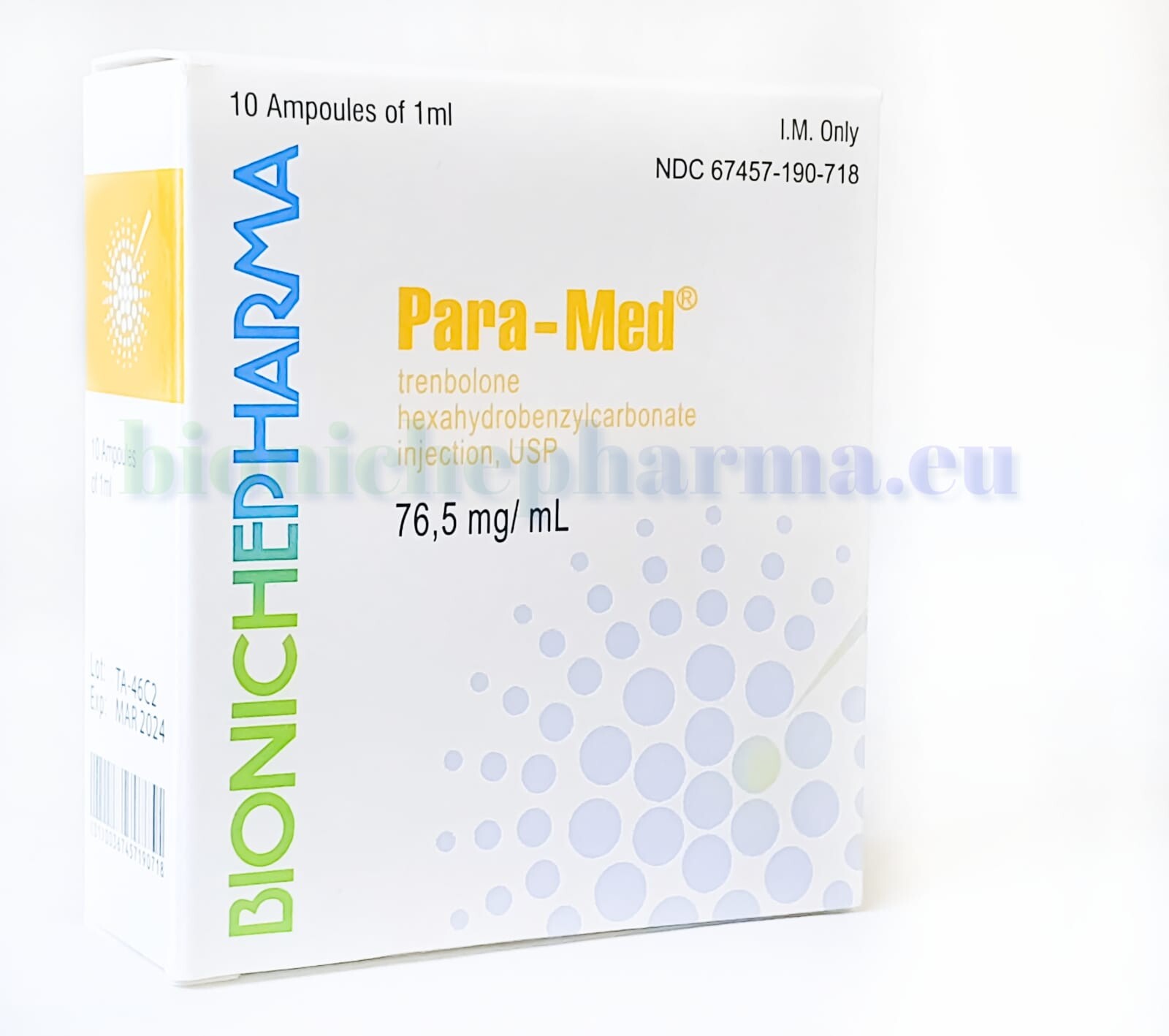 PARA-MED (76.5 MG/ML X 10 VIALS)
